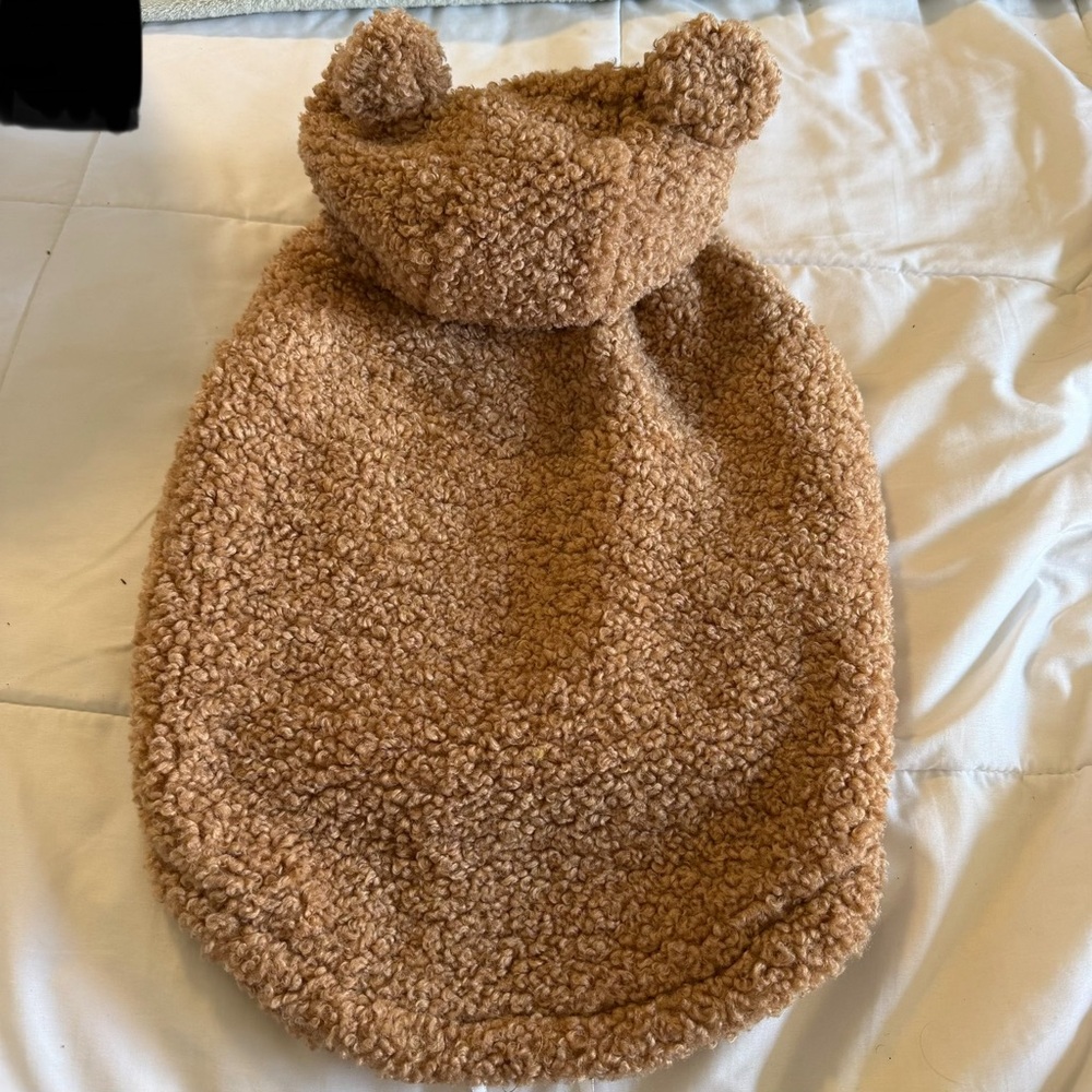 Brown Sherpa Hoodie